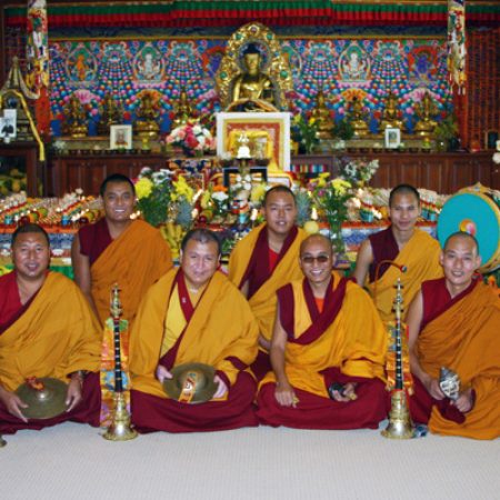 Tibetan Buddhist Monks from Labrang Tashi Kyil Monastery.